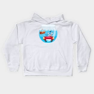 No Parking -shark Kids Hoodie